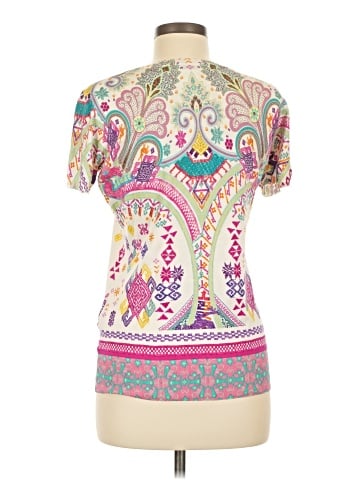 ETRO Short Sleeve Silk Top (view 2)