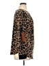 Pink Clover Animal Print Brown Cardigan Size XL - photo 4