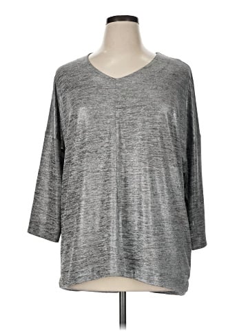 Chico's 3/4 Sleeve T-Shirt (view 1)