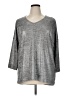 Chico's Gray 3/4 Sleeve T-Shirt Size XL (3) - photo 1