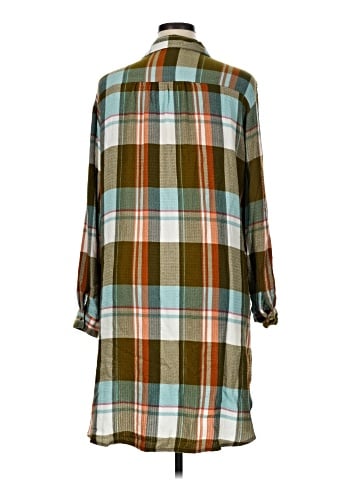 Cato 3/4 Sleeve Button-Down Shirt (view 2)