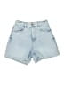Zara Blue Denim Shorts Size 4 - photo 1