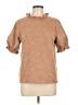 THML Tan Short Sleeve Blouse Size L - photo 1