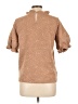 THML Tan Short Sleeve Blouse Size L - photo 2