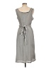 Gilli 100% Polyester Stripes Ivory Casual Dress Size L - photo 2