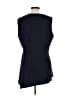 Doncaster Collection Solid Black Blue Sleeveless Blouse Size 12 - photo 2