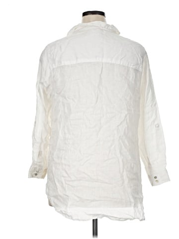 Sigrid Olsen 3/4 Sleeve Button-Down Shirt (view 2)