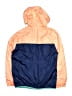Lands' End 100% Polyester Color Block Orange Track Jacket Size 10 - 12 - photo 2
