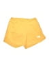 The North Face 100% Polyester Solid Yellow Athletic Shorts Size S - photo 1