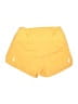 The North Face 100% Polyester Solid Yellow Athletic Shorts Size S - photo 2