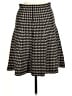 Max Studio Houndstooth Black Formal Skirt Size M - photo 1