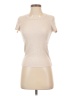 LNA Tan Short Sleeve Turtleneck Size XS - photo 1