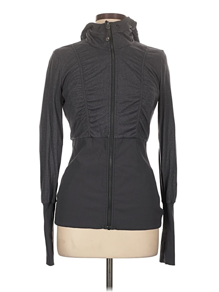 Pre-owned Lululemon Athletica Jacket In Gray