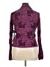 DressBarn Paisley Purple Long Sleeve Blouse Size XL - photo 2