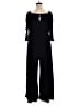 MSK Solid Black Jumpsuit Size L - photo 2