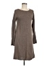 Max Studio Chevron-herringbone Brown Casual Dress Size M - photo 1