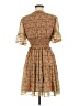 Max Studio 100% Polyester Paisley Brown Casual Dress Size M - photo 2