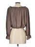 Edikted 100% Polyester Brown 3/4 Sleeve Blouse Size L - photo 2