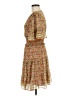 Max Studio 100% Polyester Paisley Brown Casual Dress Size M - photo 5