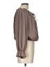 Edikted 100% Polyester Brown 3/4 Sleeve Blouse Size L - photo 4