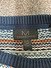 Magaschoni Print Blue Pullover Sweater Size M - photo 7