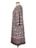 Chico's Paisley Gray Casual Dress Size Lg (2) - photo 5