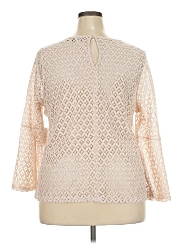 ELOQUII 3/4 Sleeve Top (view 2)
