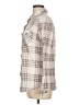 Como Vintage Plaid Gray Long Sleeve Blouse Size L - photo 5