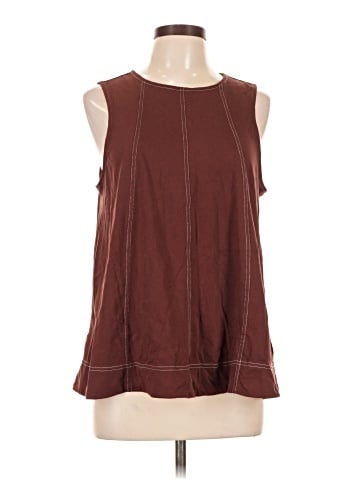 a.n.a. A New Approach Sleeveless T-Shirt (view 1)