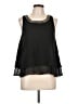 Angie Black Sleeveless Blouse Size L - photo 1