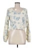Sincerely Jules Floral Ivory Cardigan Size M - photo 1