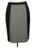 Halogen Houndstooth Black Formal Skirt Size 12 - photo 1