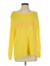 Pink Pineapple 100% Cotton Yellow Pullover Sweater Size S - photo 1