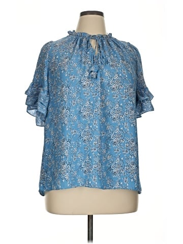 Max Studio Short Sleeve Blouse (view 1)