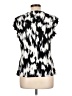 Calvin Klein Black Short Sleeve Blouse Size L - photo 2