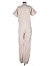 ALLSAINTS 100% Cotton Metallic Ivory Jumpsuit Size 8 - photo 2