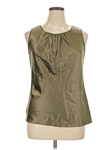 Lafayette 148 New York Sleeveless Silk Top (view 1)