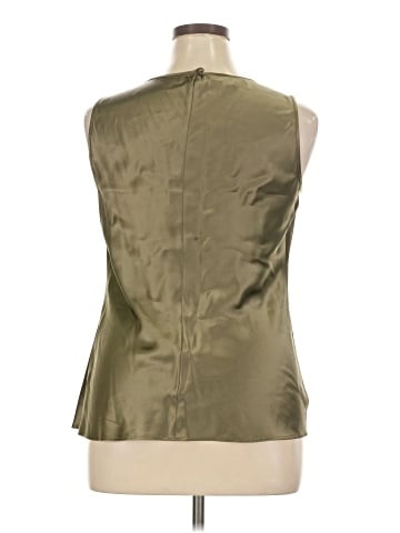 Lafayette 148 New York Sleeveless Silk Top (view 2)