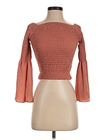 Express Outlet 3/4 Sleeve Blouse (view 1)