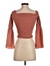 Express Outlet Orange 3/4 Sleeve Blouse Size XS - photo 2