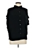 Madewell 100% Viscose Solid Black 3/4 Sleeve Button-Down Shirt Size L - photo 1