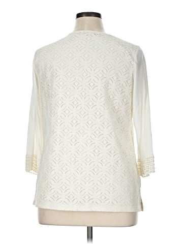 Roz & Ali 3/4 Sleeve Blouse (view 2)