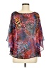 Renee C. 100% Polyester Red 3/4 Sleeve Blouse Size M - photo 1