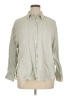 Zara Gray Long Sleeve Button-Down Shirt Size XL - photo 1