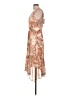Guess 100% Polyester Paisley Orange Cocktail Dress Size 10 - photo 5
