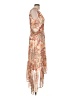 Guess 100% Polyester Paisley Orange Cocktail Dress Size 10 - photo 4