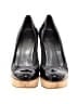 Stuart Weitzman Black Wedges Size 7 1/2 - photo 2