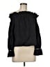 Alexis 100% Cotton Black Long Sleeve Blouse Size M - photo 1