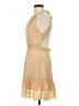 Shein 100% Polyester Tan Cocktail Dress Size L - photo 5