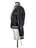 Aqua 100% Polyurethane Stripes Black Track Jacket Size XS - photo 5